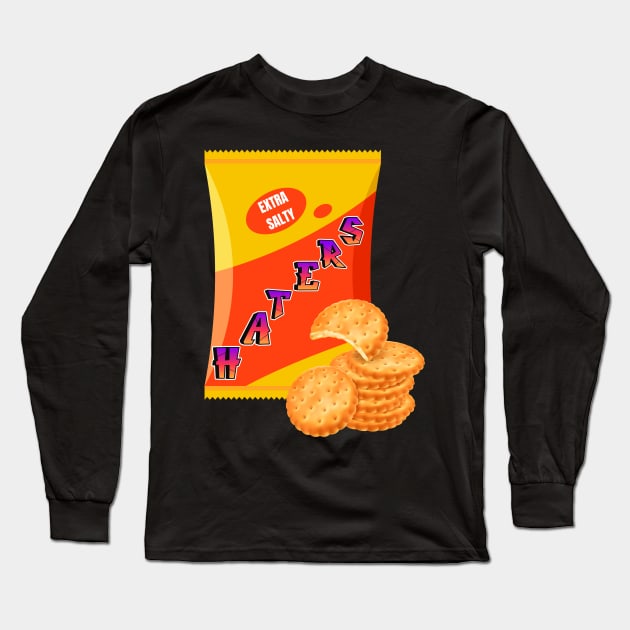 HATERS EXTRA SALTY SET DESIGN Long Sleeve T-Shirt by The C.O.B. Store